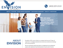 Tablet Screenshot of envisionproperty.ca